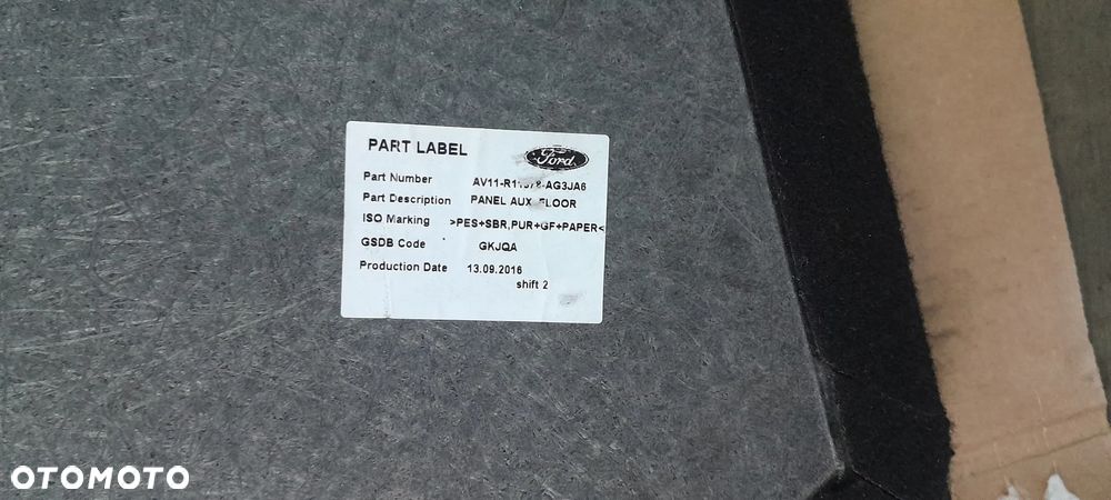 FORD B-MAX PODŁOGA WYKŁADZINA BAGAŻNIKA - 3