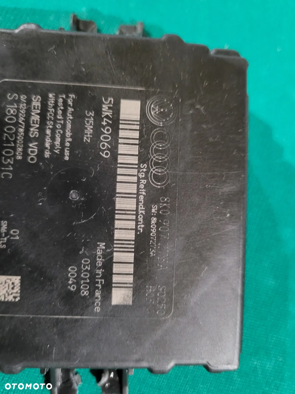 AUDI A5 A4 B8 MODUŁ CIŚNIENIA OPON 8K0907273A