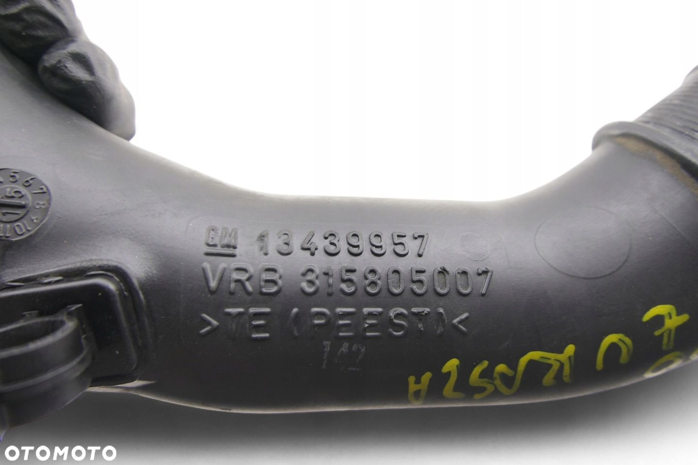 Rura Przewód Intercoolera OPEL CORSA E ADAM 1.0 TURBO 13439957 - 4