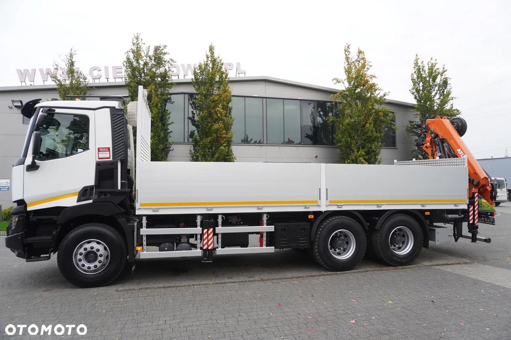 Renault C380 Comfort 6x4 / HDS Atlas 172.3E / Zasięg 12.3 m / Udźwig 6.1 t / Burtowy 17 EPAL - 4