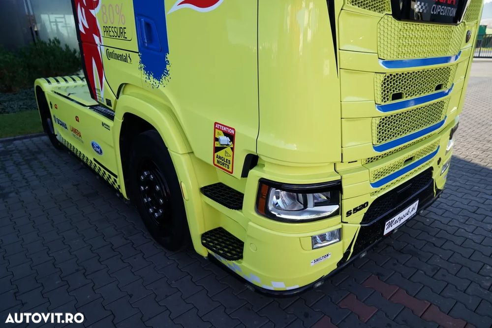 Scania S 520 / V8 / RETARDER / I-PARK COOL / COMPLET AIRMATIC / PIELE / - 10