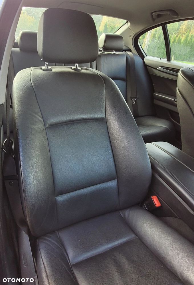 FOTEL PRAWY PRZÓD PRZEDNI BMW F10 F11 GRZANY CZARNA SKÓRA C77 - 3