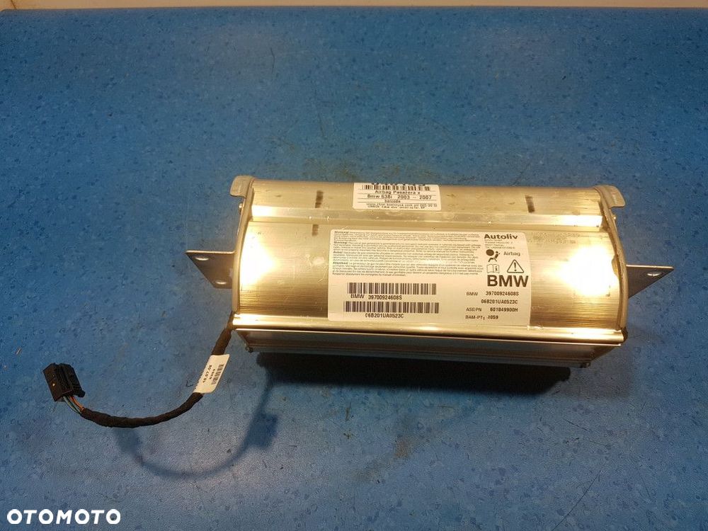 BMW 6 E63 AIRBAG PASAŻERA 601849900H - 2