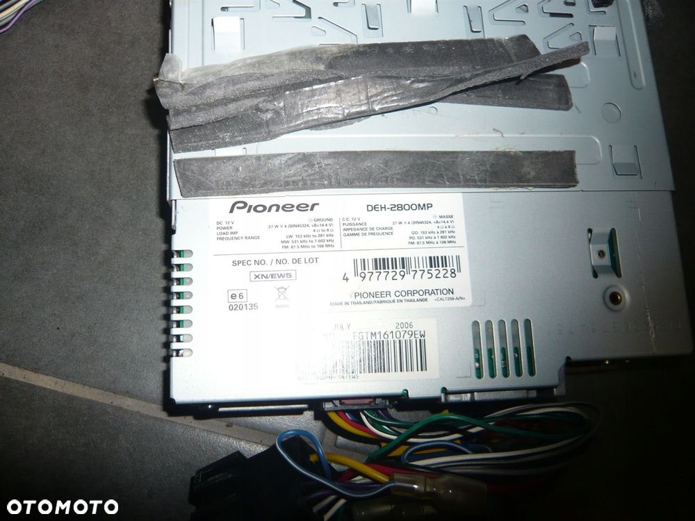 Radio CD DEH-2800MP Pioneer - 2
