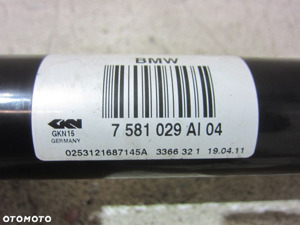 BMW 5 F10 F11 528i 535i N55 N52 PÓŁOŚ LEWA TYLNA LEWY 7581029 33207581029 - 6