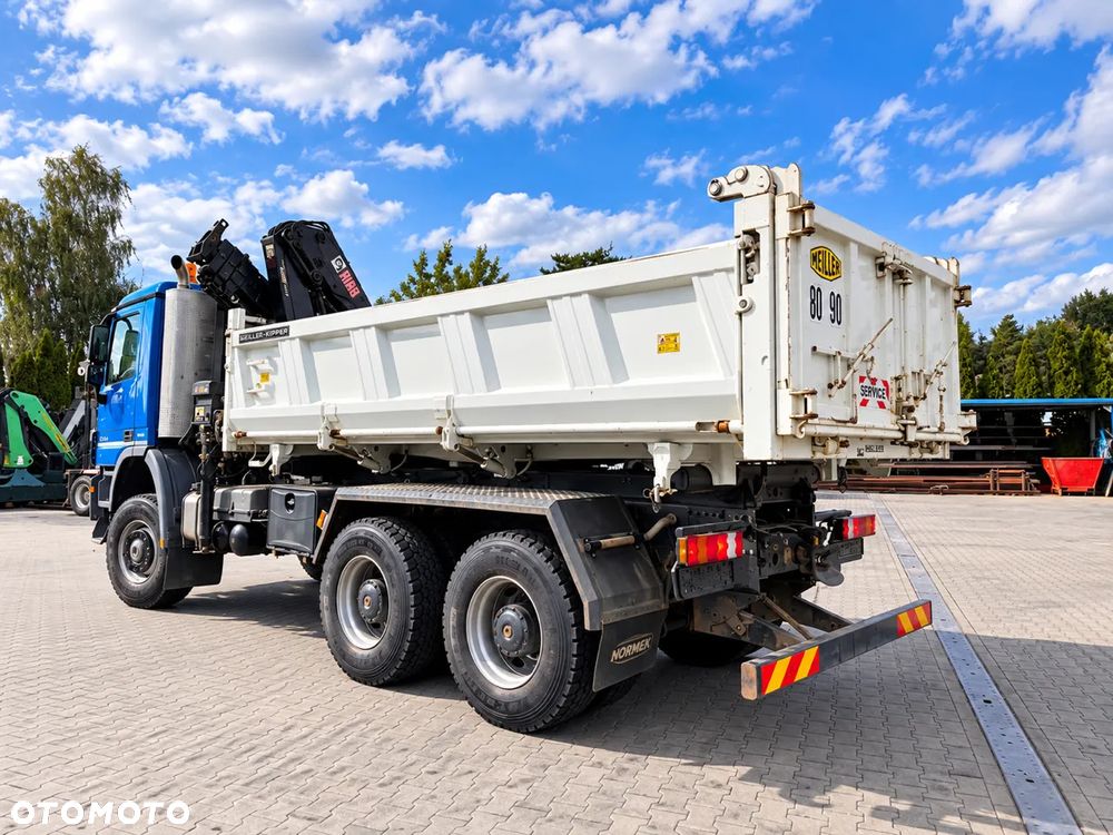 Mercedes-Benz ACTROS 3344 6x6 HDS HIAB 144-3, pilot, rotor, wywrotka meiller - 3