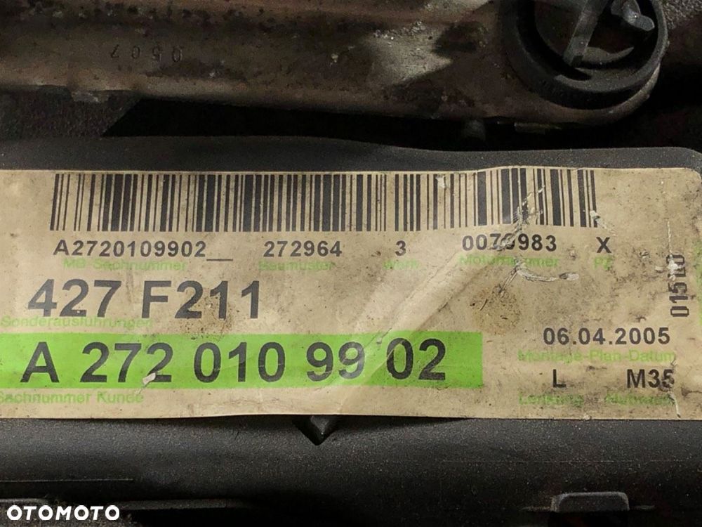 SILNIK KOMPLETNY  MERCEDES-BENZ CLS (C219) 2004 - 2011 CLS 350 (219.356) 200 kW [272 KM] benzyna - 10