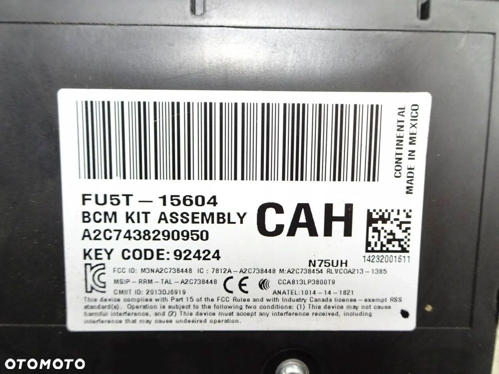 moduł bcm ford mondeo mk5 - 4