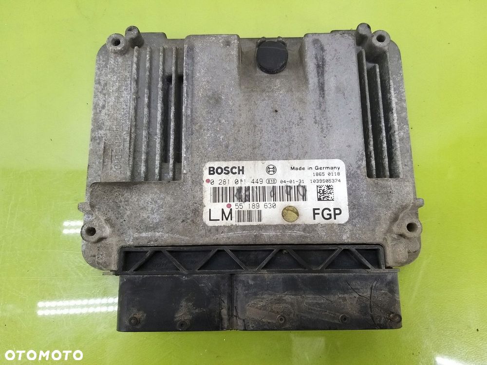 Komputer sterownik silnika Opel Vectra C 2002-2008 1,9 CDTI 55189630 - 1