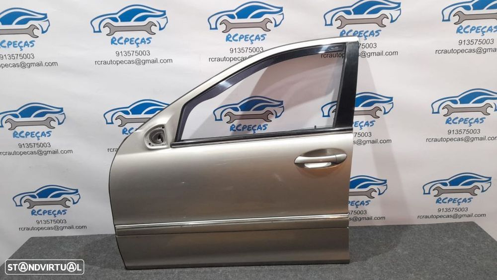 PORTA PORTAS FRENTE FRONTAL ESQUERDA MERCEDES BENZ CLASS C W203 A2037200105 2037200105 FECHO ELEVADOR MOTOR PUXADOR VIDRO RETROVISOR RETROVISORES - 5