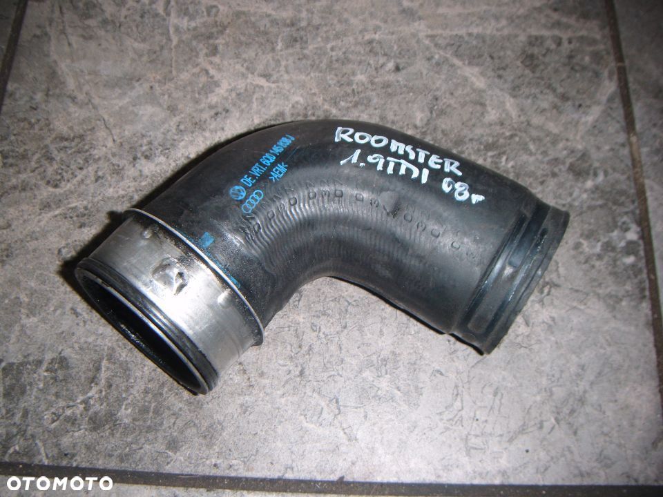 skoda roomster 06r  1.9 tdi rura wąż intercoolera 6q0145838j - 1