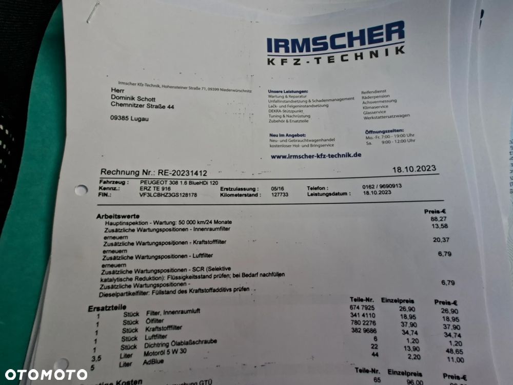 Peugeot 308 SW 1.6 BlueHDi Business Line S&S - 33