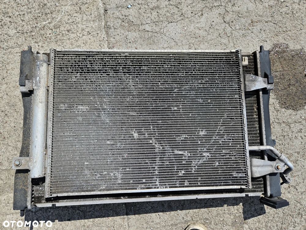 Komplet chłodnic chłodnica wody klimatyzacji wentylator Mitsubishi Colt VI Z30 1,5 DID 95KM 2006r - 3