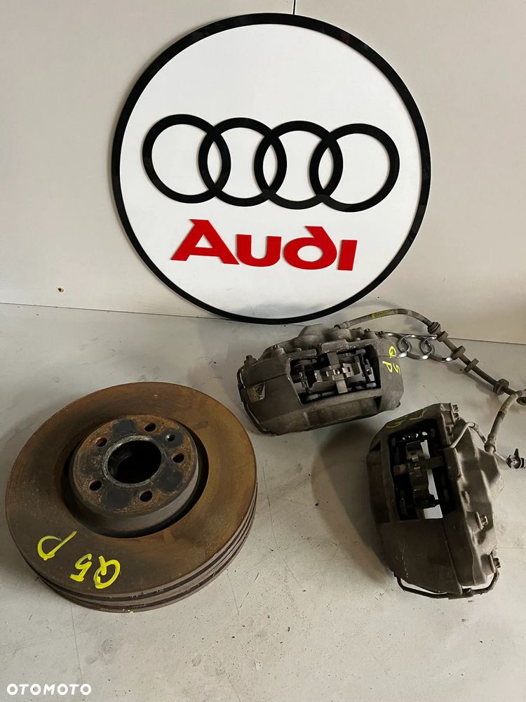 Zaciski hamulcowe AUDI Q5 8R LIFT BREMBO 4 TŁOCZKI 320MM 300MM PRZÓD TYŁ 8R0615105C 8R0615106C - 2