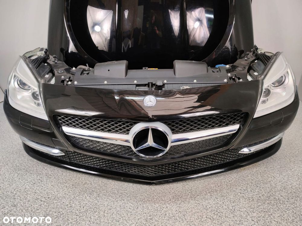 MERCEDES SLK W172 ZDERZAK MASKA CHŁODNICE PAS LAMPY BŁOTNIKI BELKA PRZÓD - 4