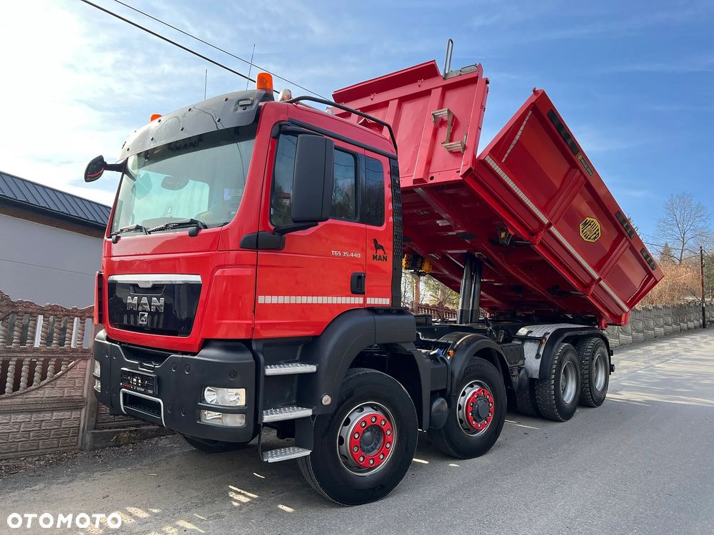 MAN TGS 35.440 | Euro 5 | 8x6 | HydroDrive | Meiller-Kipper | Bordmatic | Manual | z Niemiec | Stan PERFEKCYJNY | Kiper Wywrotka |
