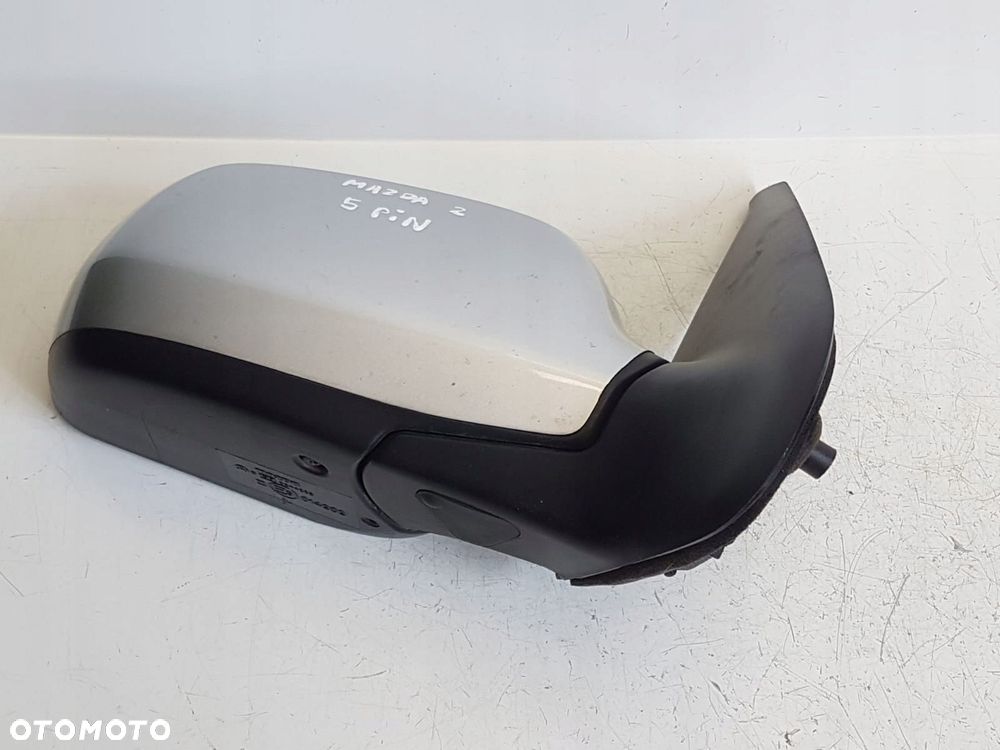 MAZDA 2 II 02-07 LUSTERKO PRAWE SREBRNE 5-PIN 20N - 5