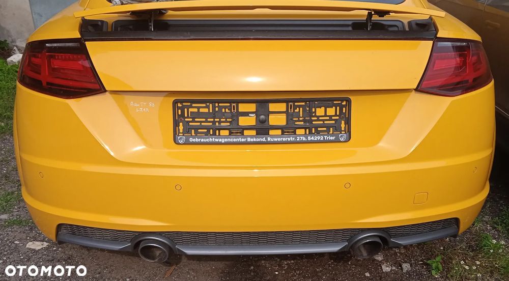 Zderzak tył Audi TT 8S 2015- kod lakieru żółty LZ1A czerwony LY3U - 3