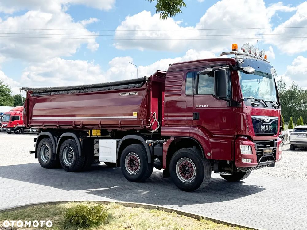 MAN TGS 35.460 // 8X4 // MANUAL // RESOR // MEILLER KIPPER 16 m3-3STRONNY // BURTA 110 // DWIE KAMERY // Z NIEMIEC - 10