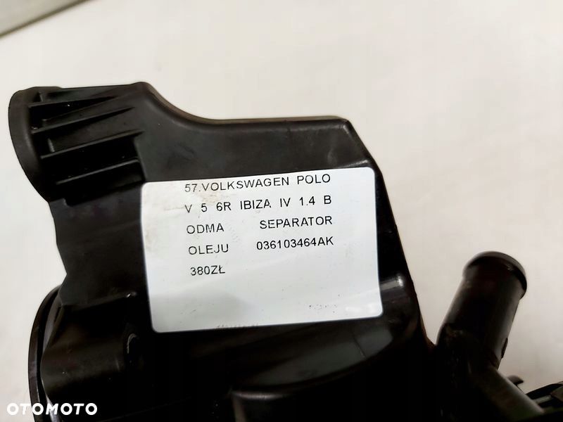 VOLKSWAGEN POLO V 5 6R IBIZA 4 IV 1.4 B ODMA SEPARATOR OLEJU 036103464AK - 3