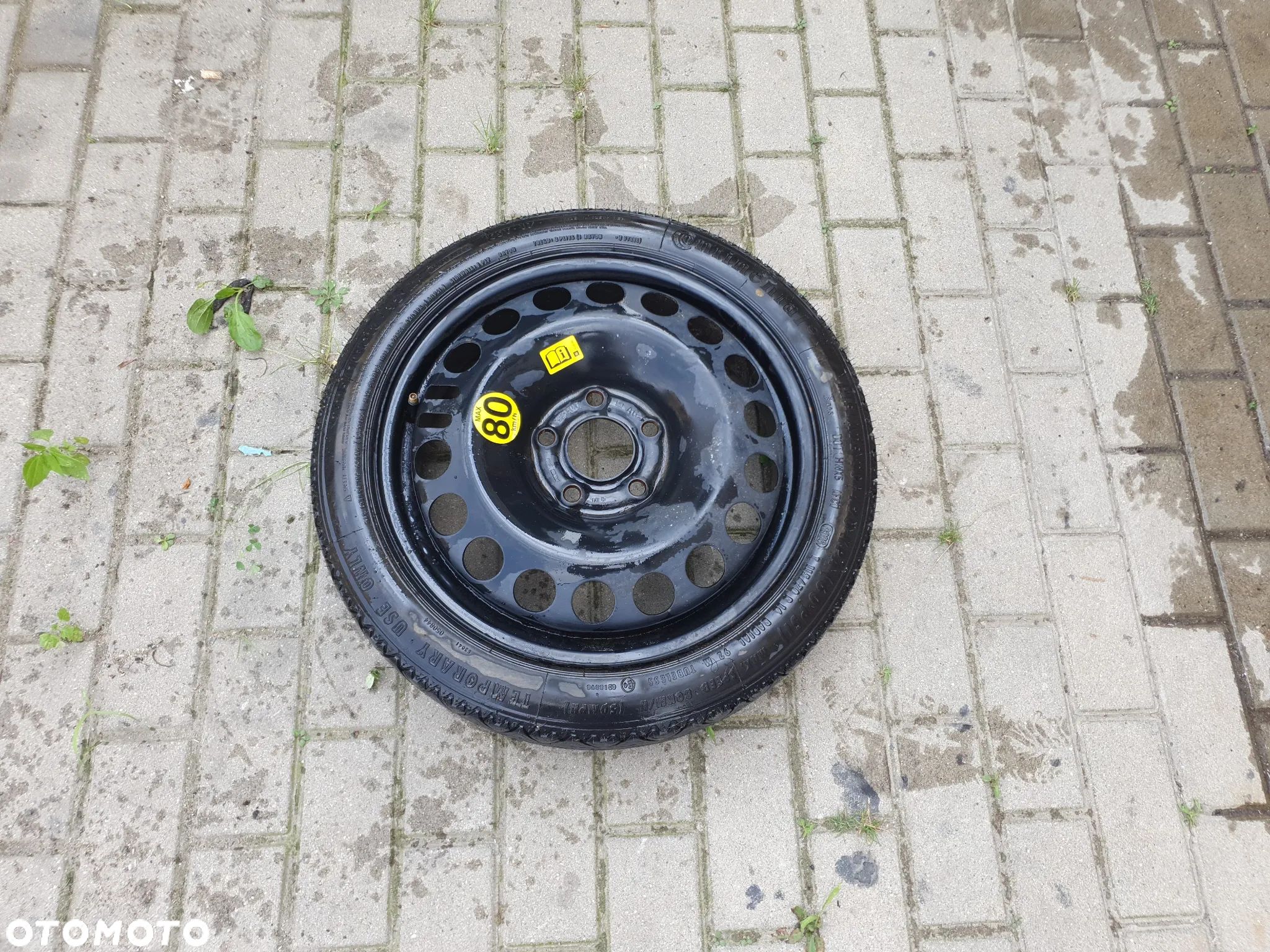 KOŁO DOJAZDOWE 16R 5X110 ORYGINAŁ OPEL ASTRA H, VECTRA C, ZAFIRA B - 1