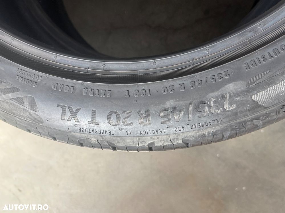 Vând 2 anvelope 235/45/20 Continental de vară noi - 3