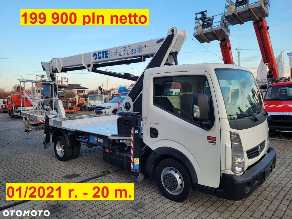 Nissan Cabstar NT400 podnośnik koszowy 25 m 24 m 22 m 21 m 20 m 18 m 17 m - 11