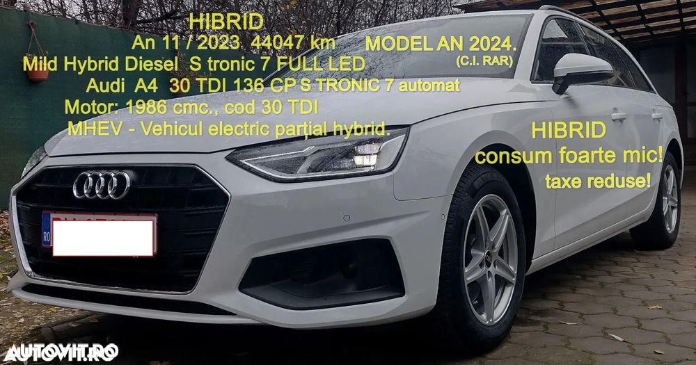 Audi A4 Avant 2.0 30 TDI S tronic MHEV Advanced - 1