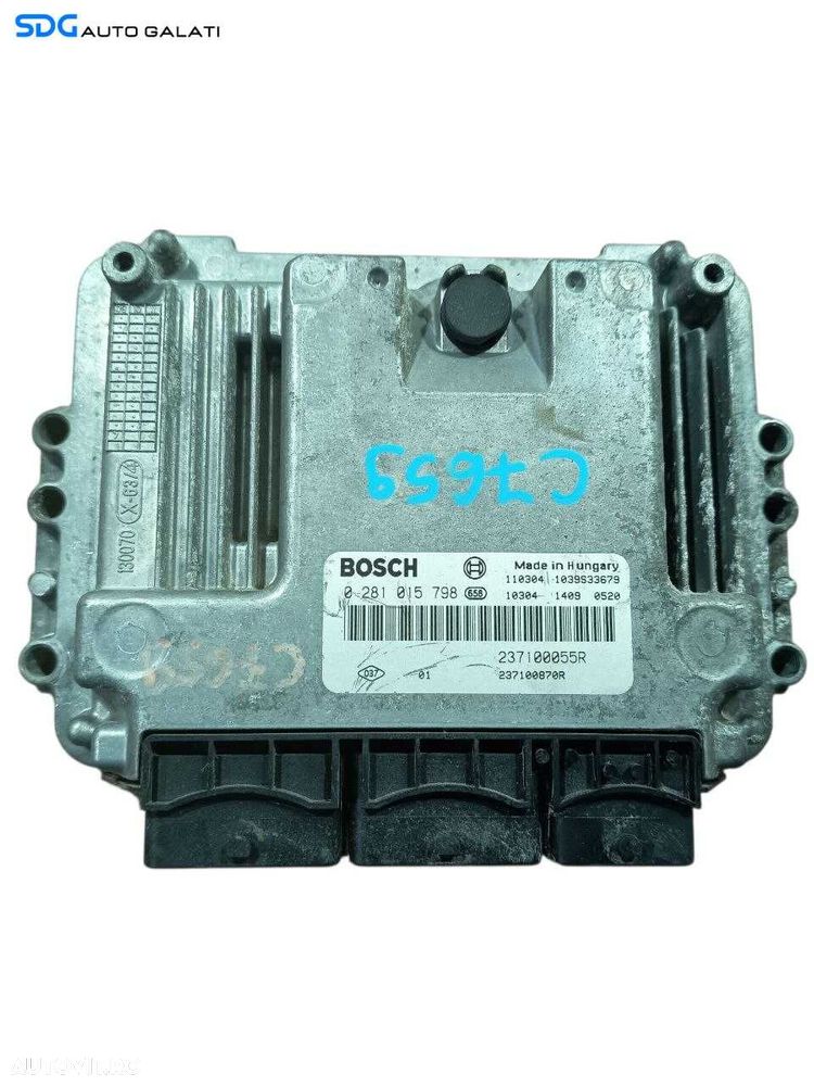 Kit Pornire ECU Calculator Motor Control Confort Coloana Ax Blocator Volan Cartela Cititor Chei Cheie CIP Imobilizator Renault Megane 3 1.9 dCi 2008 - 2016 Cod 237100055R 0281015798 284B13640R 285909828R [LS0146] - 2