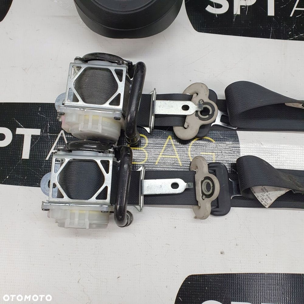 MAZDA 2 II LIFT DESKA ROZDZIELCZA KONSOLA KOKPIT PULPIT PODUSZKI AIRBAG AIR BAG PASY KIT SET - 11