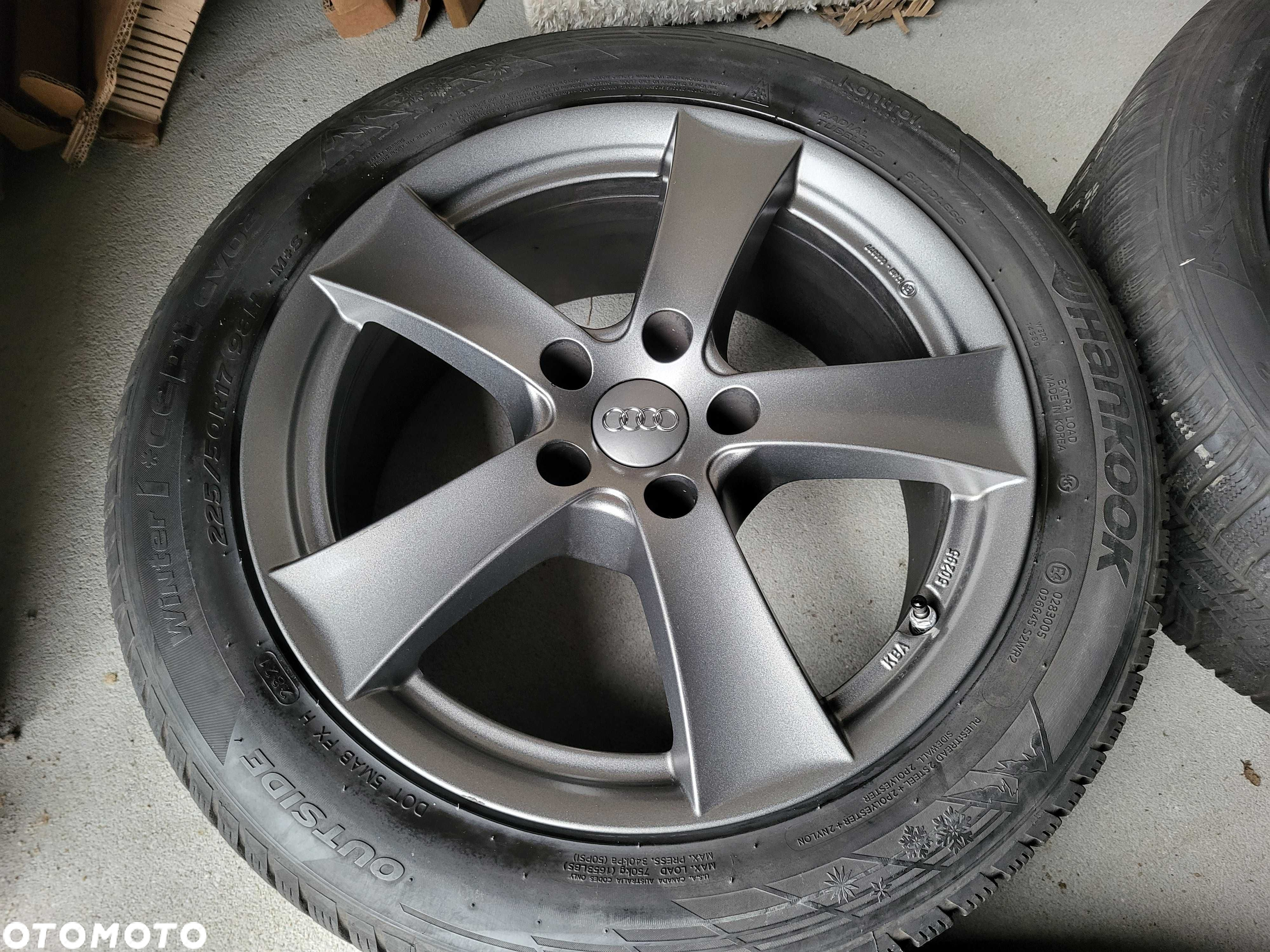 [k291] Koła zimowe 17 Cali 5x112 Hankook 225/50/17 6mm Audi 21r - 3