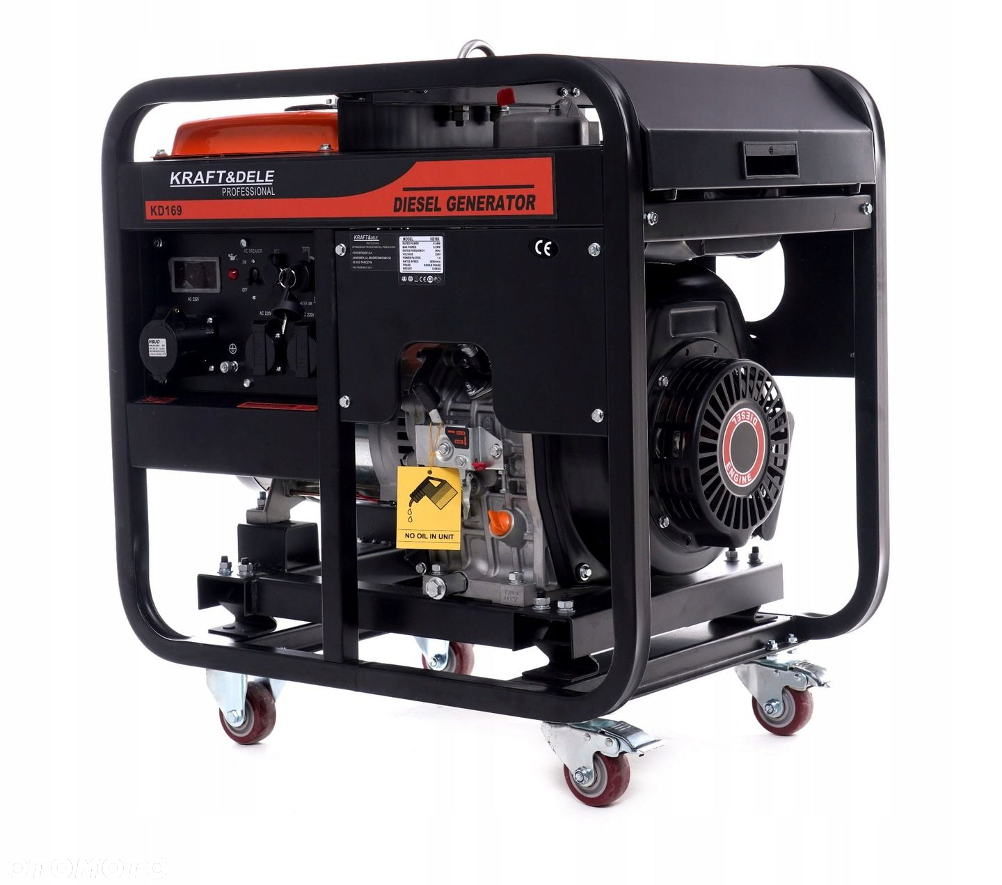 KRAFTDELE AGREGAT PRĄDOTWÓRCZY 9KW 230V GENERATOR 3 FAZOWY KD169 - 4