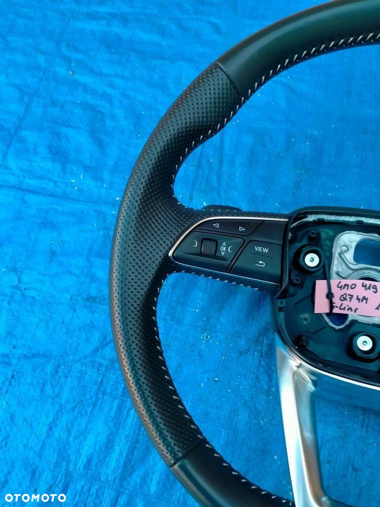 Audi Q7 4M Q8 S-Line Kierownica Łopatki Gałka Multifunkcja 4M0419689K - 4