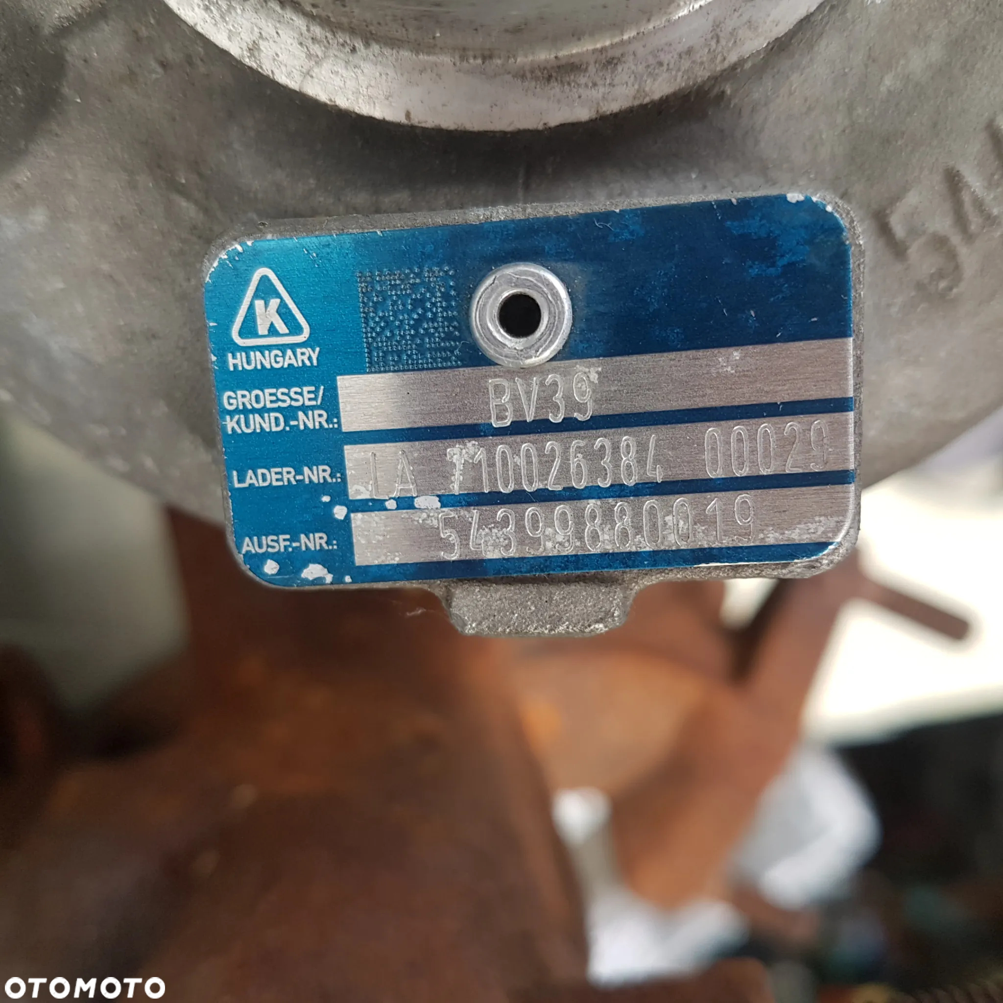 turbina turbosprężarka turbo fabia romster ibiza cordoba passat b5 polo 9n audia a2 a3 caddy  golf IV 1.4 1.9 tdi 100km - 8