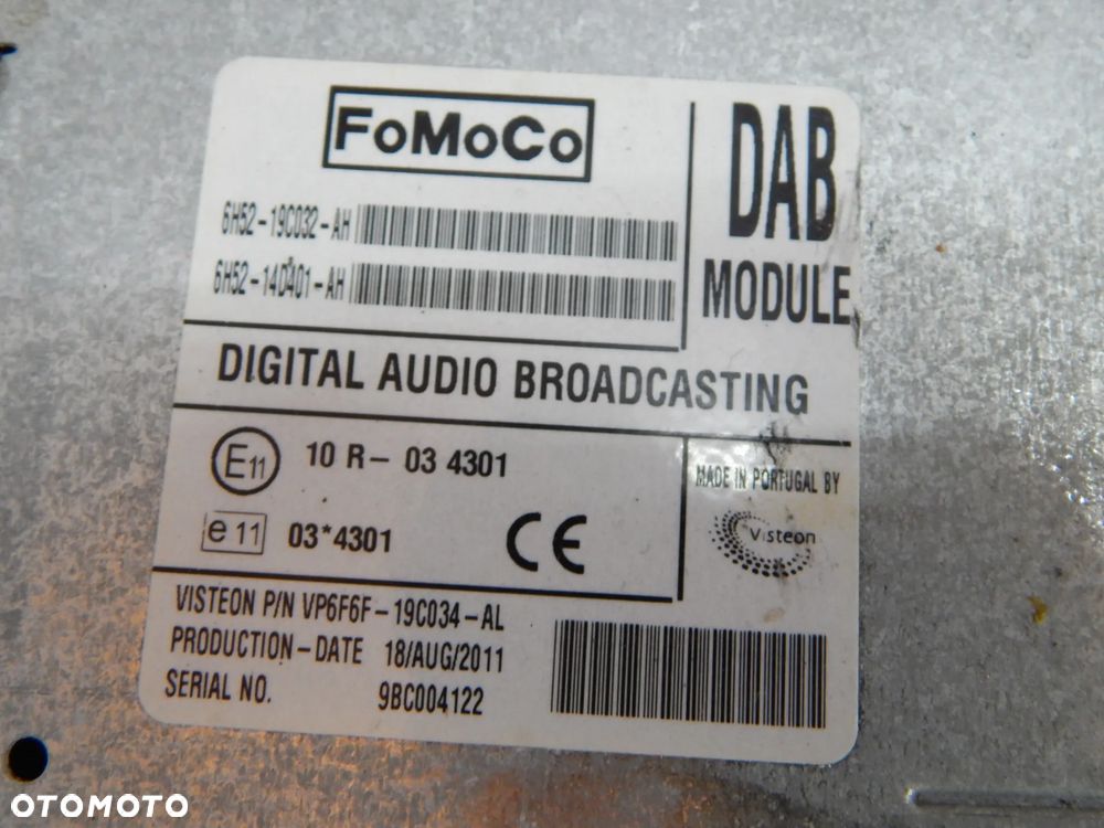 Radio czytnik ekran monitor nawigacja moduł DAB wzmacniacz audio Jaguar XF x250 xj xe 07-15 Range Rover Vogue L405 Łuków części - 9