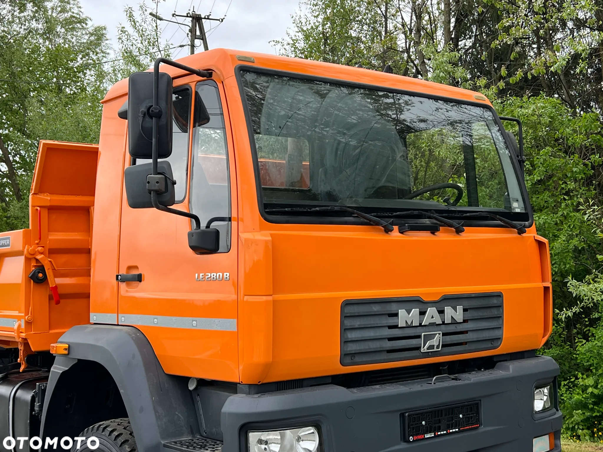 MAN * LE 280 B * MAN * 4x4 * Kiper Wywrotka x3 * Meiller * Sprowadzony * Stan Perfekcyjny * - 4