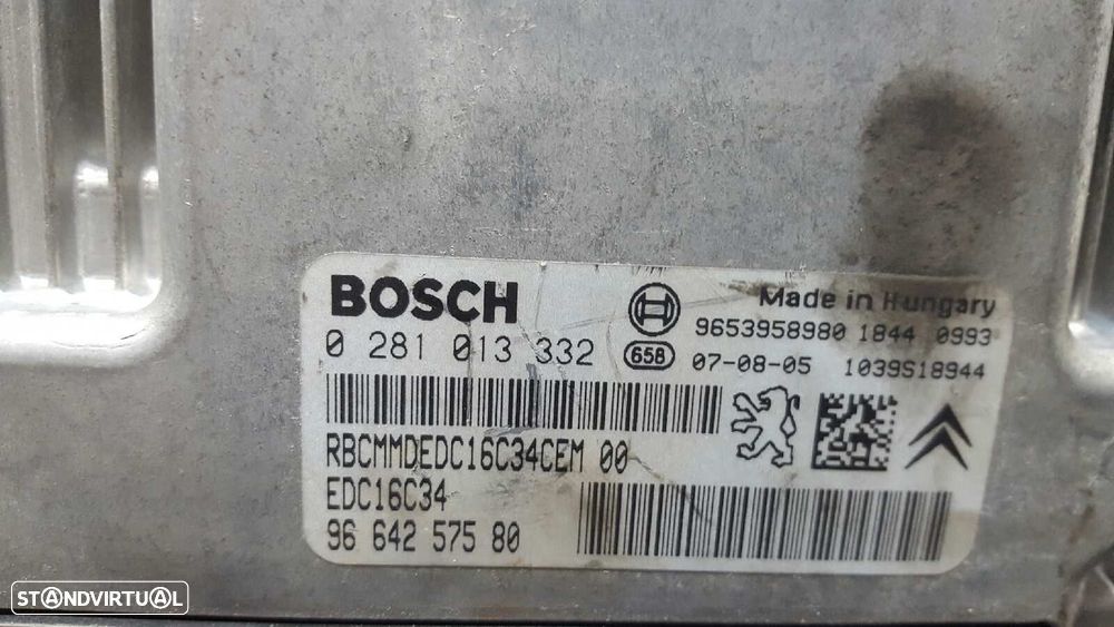 CENTRALINA DO MOTOR UCE PEUGEOT 308 PREMIUM - 2