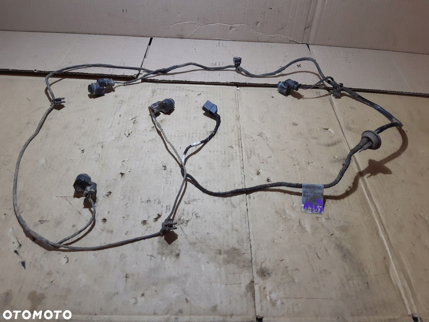 AUDI A4 B8 WIĄZKA INSTALACJA PDC ZDERZAKA TYLNEGO TYŁ 8K0971104F - 9
