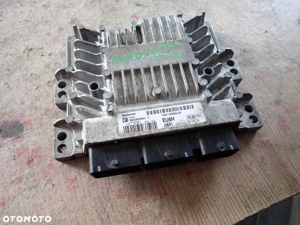 FORD MONDEO MK4 KOMPUTER STEROWNIK SILNIKA 7G91-12A650-UH - 2