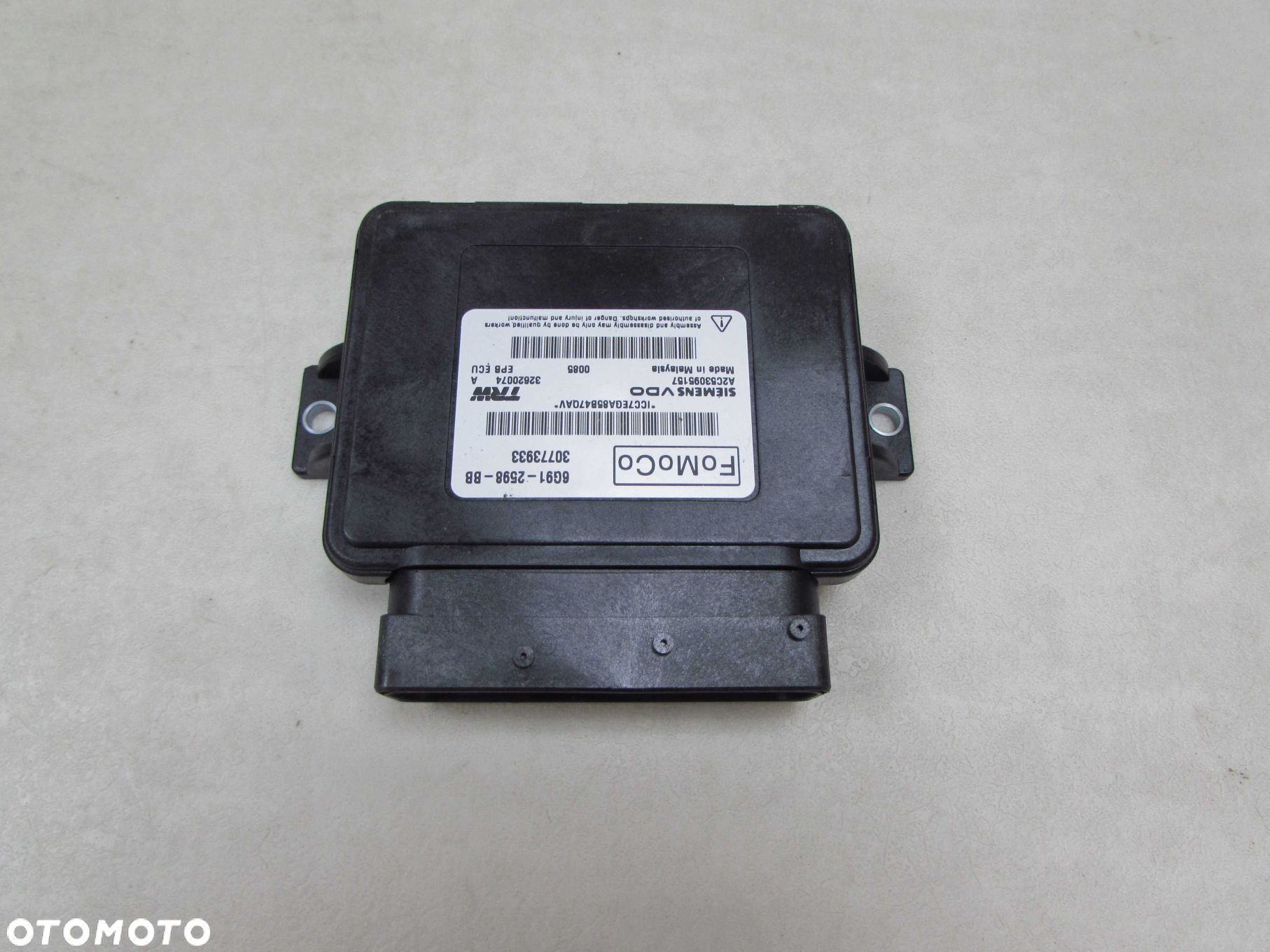 VOLVO XC60 S80 II V70 III XC70 S-MAX 07-17 MODUL HAMULCA RECZNEGO 6G91-2598-BB 30773933 - 1
