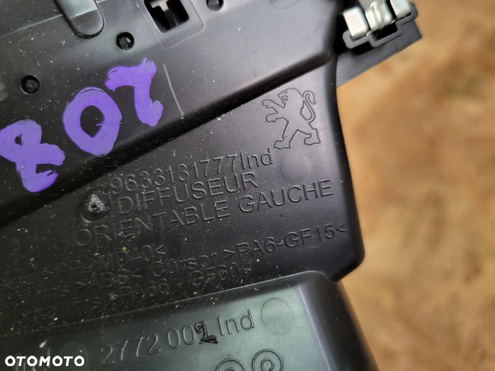 Kratka nawiewu lewa Peugeot 208 2008 - 4