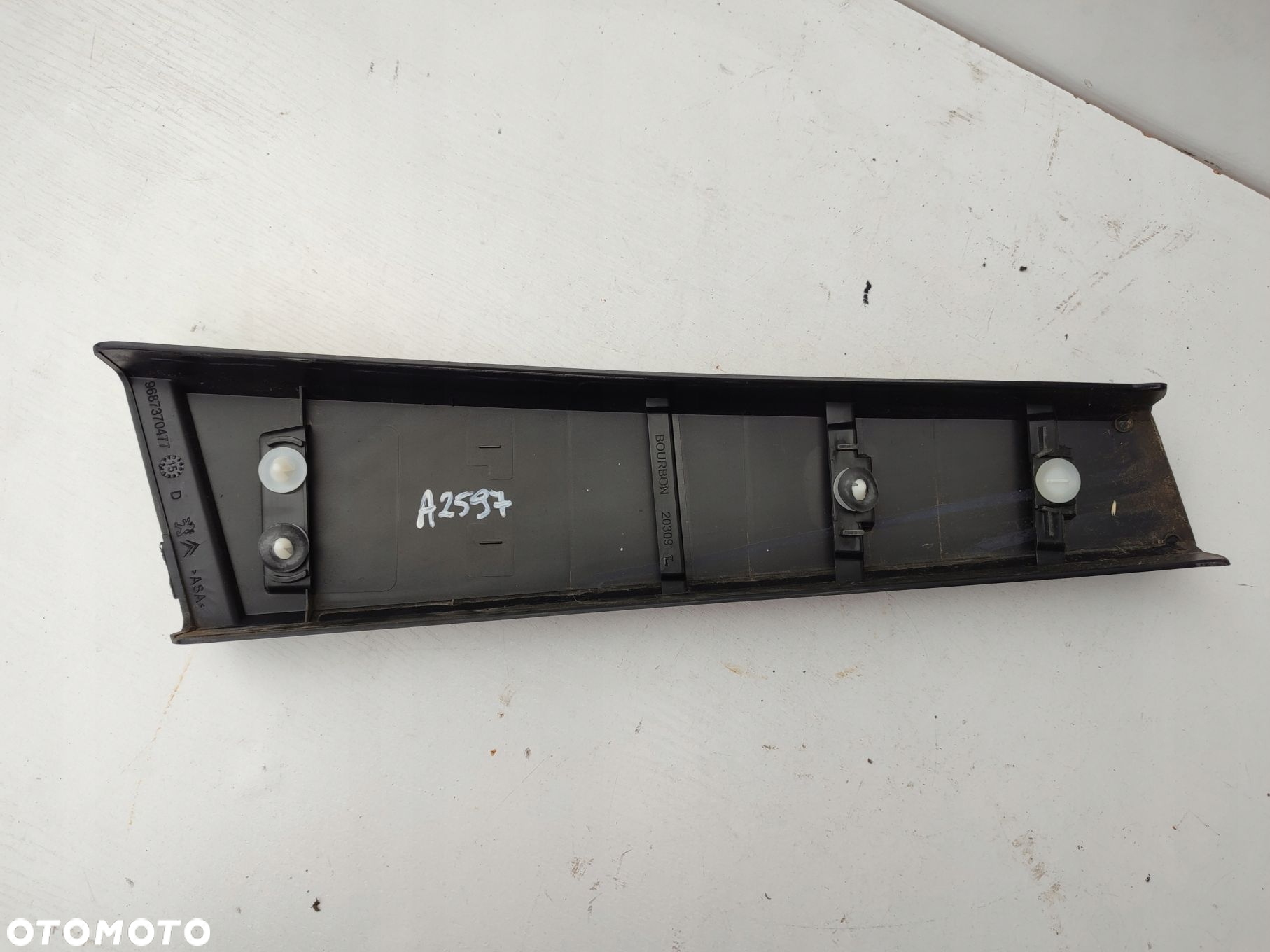 Osłona słupka prawa CITROEN C4 II 10-15 ORYGINAŁ 9687370477 - 5