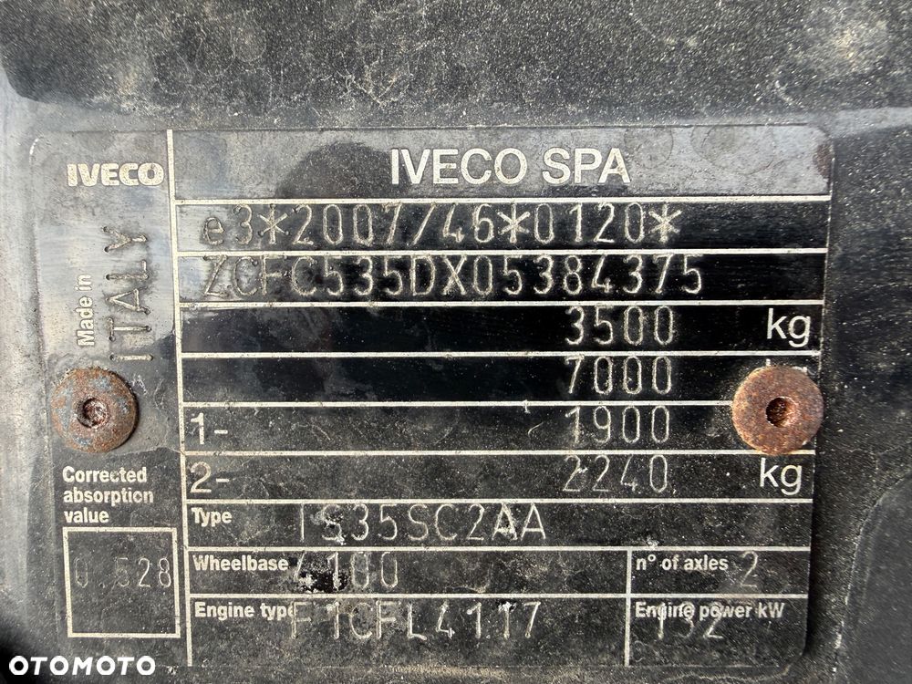 Iveco 2021/Daily 35-180VP/ 3.0 180KM/Poduszki/furgon Maxi/PDC/Radio DAB/Tempomat/hak 3,5T - 35