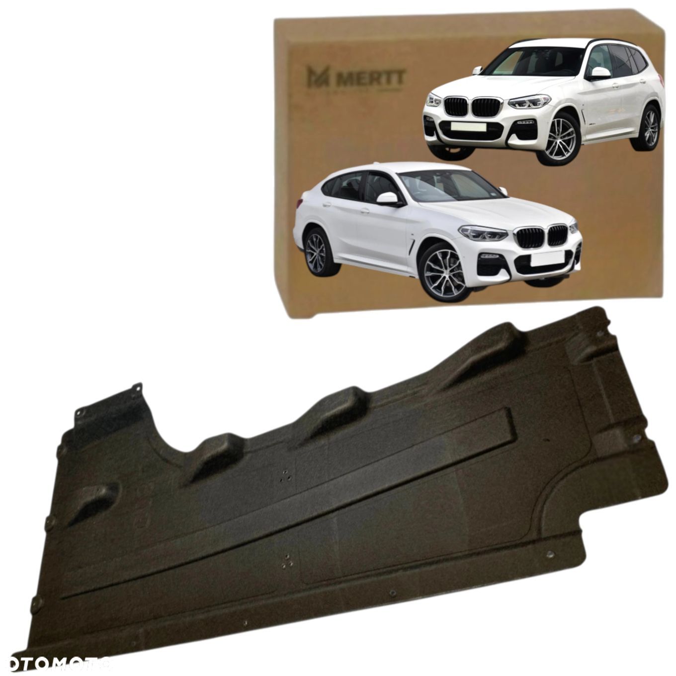 OSŁONA PODWOZIA PRAWA podłoga materiałowa BMW X3 G01 X4 G02 2018+ - 1