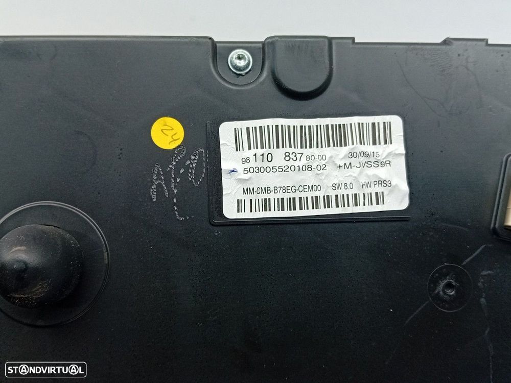 Quadrante / painel de instrumentos CITROËN C4 Grand Picasso II (DA_, DE_) - 4