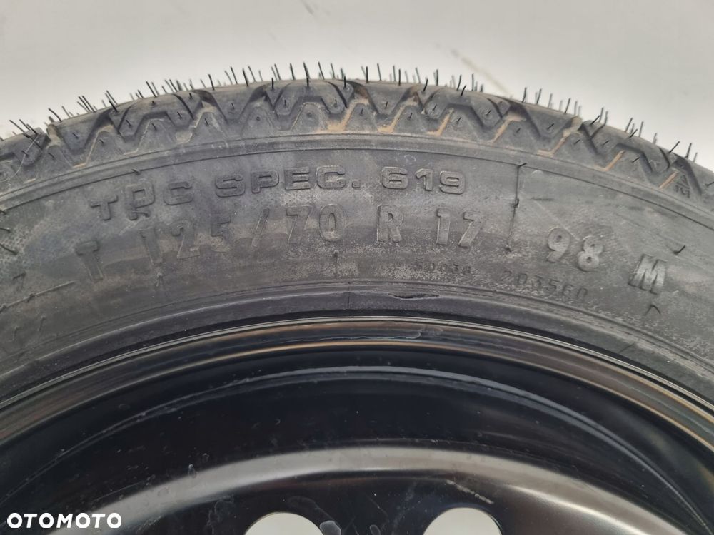 KOŁO DOJAZDOWE Opel Insignia A 125/70 R17 5x120 17X4.00B IS41 Jak nowa - 5