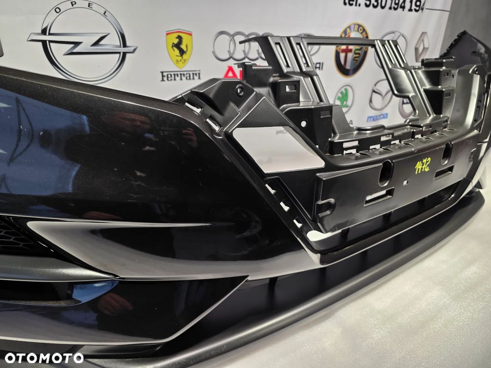 NISSAN QASHQAI J11 LIFT 17- ŁADNY ZDERZAK PRZEDNI PRZÓD , KOLOR CZARNY METALIK , NR 62022HV00H , NR AUKCJI NZ1472 - 12