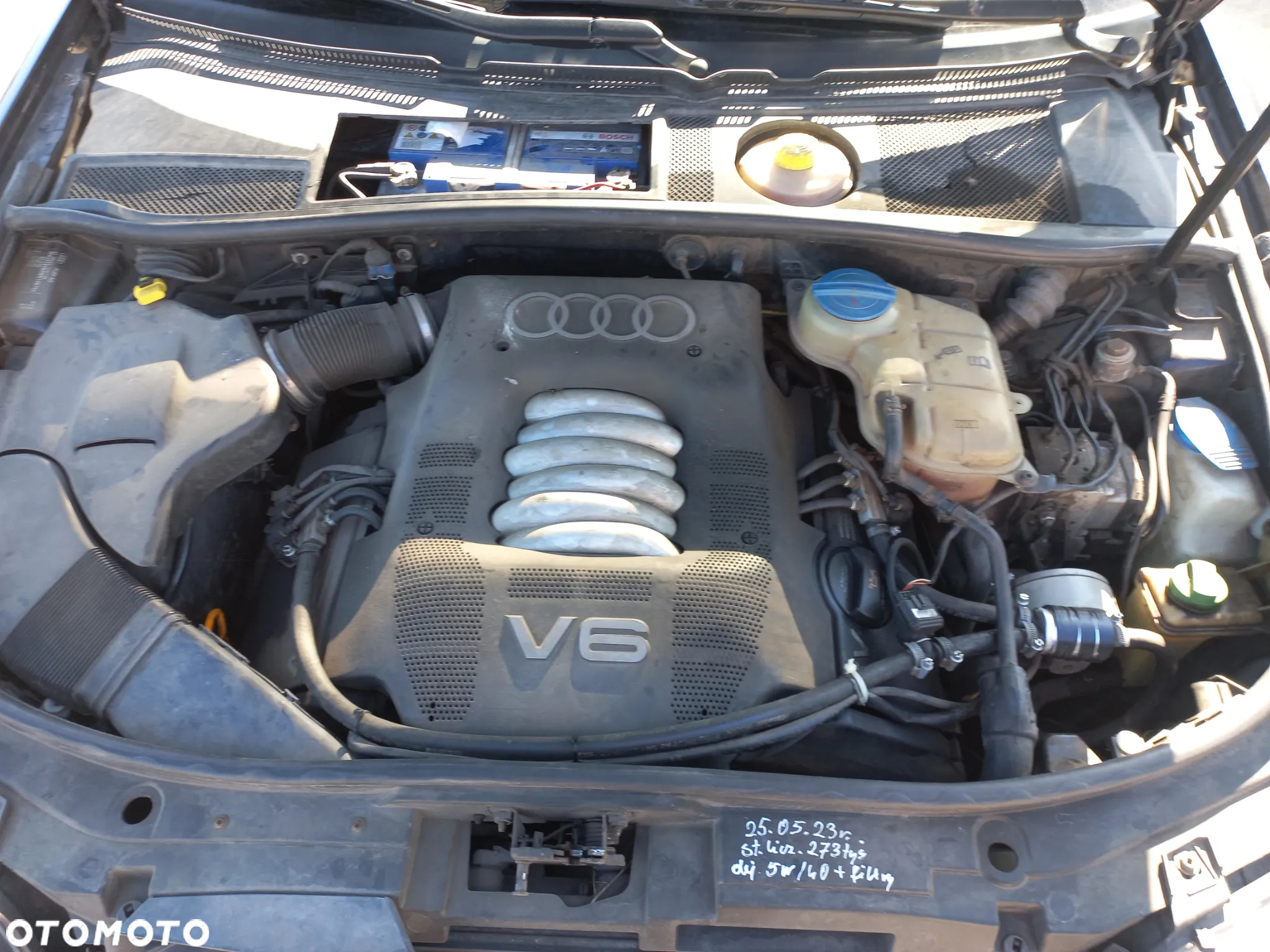 Audi A6 C5 2.4 V6 98r LZ5T wszystkie części maska zderzak lampa - 6