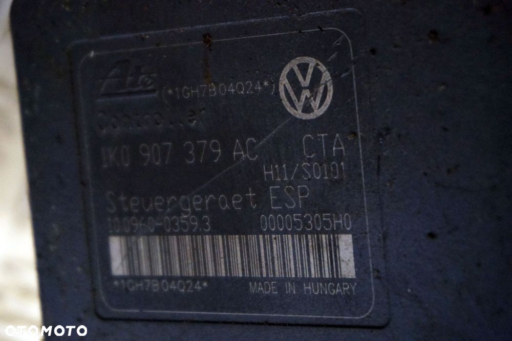 POMPA HAMULCOWA ABS GOLF V 1.4 TSI 1K0614517AE 1K0907379AC VOLKSWAGEN 2003-2009 - 7