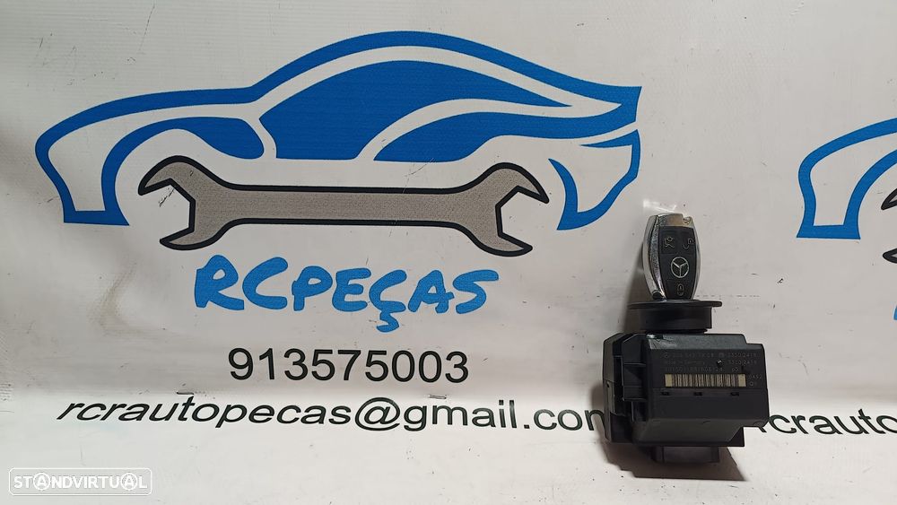 .CANHAO INGNIÇÃO CHAVE MERCEDES BENZ CLASS CLK C209 W209 A2095451908 2095451908 FECHADURA SWITCH COMUTADOR - 1